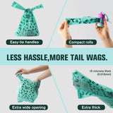 Dog Poop Bags Rolls with Handles, 18 Rolls 216 Counts, Extra Thick Leak Proof Pet Waste Bags, Refill Rolls for Small Medium Large Dogs and Cats（ Lavender Scented）