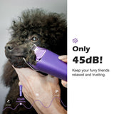 FuzzyFix Professional Dog Grooming Clipper with Replacement Blade, 5-in-1 Adjustable A5 Blade Cordless Pet Grooming Kit 2 Speed Trimmer Hair Shaver with Detachable Metal Combs Nova for Animal Horse