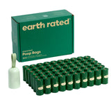 Earth Rated Dog Poop Bag Holder, Durable and Guaranteed Leakproof, Unscented, 1 Dispenser and 900 Bags