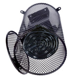 Arcadia Heat Lamp Safety Cage – Protective Mesh Cover for Reptile Heat Bulbs and Ceramic Emitters, Screw-In Metal Light Guard for Terrariums, Vivariums, Brooders, Enclosures, and Reptile Lamp Fixtures