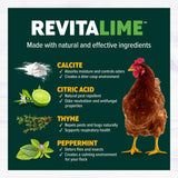 Eaton Pet and Pasture Revitalime – Coop Care Made Easy- All-Natural Coop Freshener, Odor Eliminator | Naturally Controls Moisture & Reduces Ammonia | Safe for Chickens (5lbs)