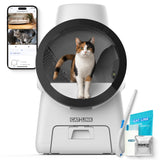 CATLINK Scoop Robot Pro Self-Cleaning Litter Box, AI Cameras, 4L Refiller