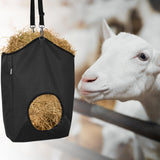 MIYABALA 3 Packs Goat Hay Feeder,Hay Bags for Goats,Horses,Sheep,Premium 600D Oxford Cloth,with Metal Fastener and Adjustable Open Feed Hole for Slow Feeding