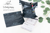 Lucky Love Dog, Bundle of Matching Harness Plus Leash for Easy Walk Training Comfort- Blackbird, Large