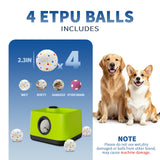 JDXSZ Automatic Dog Ball Launcher: Upgraded Auto/Manual Pet Ball Thrower Toy for Dog Indoor/Outdoor Play Include 4 Chew-Resistant Balls - Home,Park,Yard Dog Self Play Companion for Dog Parent