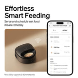 PETLIBRO Automatic Cat Feeder Wet Food Refrigerated New Upgraded APP Control,3 Days Freshness 3 Meals,Semiconductor Cooling&Quick Chills Wet Food Dispenser,Polar WiFi Timed Auto Pet Feeder for Cat Dog