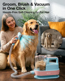PETGUGU Dog Grooming Vacuum & Dryer for Shedding 7-in-1 Pet Clipper