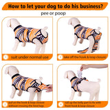 PetWarm Dog Surgery Recovery Suit, Dog Spay Recovery Suit Female and Male, Onesie for Dogs, Spay Neuter Bodysuit for Abdominal Affected Areas Sensitive Skin Areas, Leopard Pattern, Black, XS