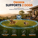 Htcuto Wireless Dog Fence System for 2 Dogs Electric Dog Fence
