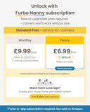 Furbo Mini Pet Camera [Subscription Required] Unlock Camera w/Paid Plan: Home Security with Dog & Cat Safety Alerts, 2-Way Audio, Mountable Smart Cam (Low Risk, 3mo Min. Cancel Anytime)