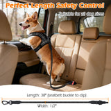 PetBonus Dog Seat Belt for Car, Durable Rope Dog Car Harness for Vehicle