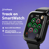 New PetPace V3.0 Cat Health Monitor by PetPace – AI Health Collar with 24/7 Vital Signs Alerts, GPS, Telehealth Consults, AskaVet & Share with Your Vet & SmartWatch Sync – Subscription Required