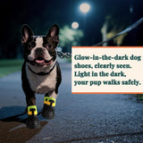 AOKOWN Dog Shoes for Hot Summer Pavement, Dog Shoes for Small Dogs, Waterproof Dog Boots & Paw Protectors, Non-Slip Dog Rain Booties, Easy Clean Sandals for Beach Black Size 1