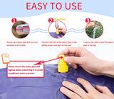 OOXYG Thickened Horse Splash Pad Toy, Anti-Slip Horse Bathtub for Summer, Durable Outdoor Water Play Mat for Horse and Dog, Pet Swimming Pool Bathtub(78in, Blue)