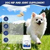 Gihen Dog Joint Health Supplement Chews, Glucosamine & Chondroitin for Hip and Joint Support, Chicken Flavor Soft Chews for Dogs, 100 Tablets