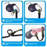 PetBonus Short Dog Leash, Safety Wrist Strap for Dog Retractable Leash