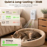 Bopulatrix Cat Litter Deodorizer - White ABS Rechargeable Pet Odor Eliminator with 30dB Quiet Internal Circulation and Advanced Pod - for Smart Kitty Boxes in Homes Closets and Bathrooms