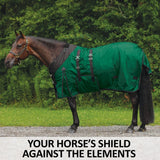 STORM SHIELD Extreme Horse Turnout Sheet - Playful | Size 76 - Purple | 1200 Denier | Contour Collar | Bellyband Closure | Waterproof, Windproof & Breathable | Easy to Use Front Snaps