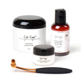 Eye Envy Cat Tear Stain Remover Starter Kit with ProPowder Brush. Stain Solution, Applicator Pads, Stain Powder, and Small Applicator Brush. Tear Stain Treatment Kit. Lasts 30-45 Days. Made in USA.