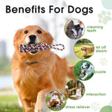 Bungee Tether Tug Outdoor Dog Toy with Stake,Tug of War Dog Toy for Aggressive Chewers to Keep Them Busy,Outdoor Interactive Dog Rope Toy for Medium/Small Dogs,Can Used On Lawns,Trees and Doors