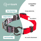 Embark Adventure Medium Dog Collar – Stylish, Durable Nylon, Adjustable & Comfortable, Strong Buckle