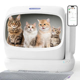 Robotail XXXL Self Cleaning Cat Litter Box for Multiple Cats