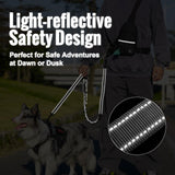 OneTigris Hands Free Dog Leash, Waist Leash for Dog Walking with Detachable Chest Bag, Thickened Mesh Lumbar Support and Durable Bungee Straps, Running leashs for Medium Large Dogs