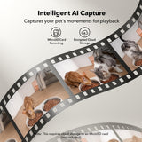 PETLIBRO Automatic Cat Feeder with Camera for Two Cats, 1080P HD Video with Night Vision, 5G WiFi Pet Feeder with Phone APP Control, 2-Way Audio for Cat & Dog, Low Food & Motion & Sound Alerts