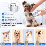 ACONEE Grooming Kit, 5 in-1 Pet Grooming Vacuum Suction 99% Pet Hair for Dogs Cats, 2L Large Capacity Dust Cup, Low Noise Dog Hair Vacuum for Shedding