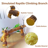 Tfwadmx Snake Climbing Branch,Resin Reptile Wood Trunk Branches Decor,Reptile Terrarium Climbing Accessories Decoration for Geckos, Lizards,Tarantulas,Hermit Crab,Frogs
