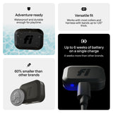 Fi Mini GPS Tracker for Cats — Lightweight Collar Attachment, Virtual Fences, Escape Alerts, Step & Health Tracking, Waterproof Cat Tracker — 6-Month Membership Included