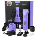 JOYZZE Falcon Cordless Clipper 2 Speed - Professional Grooming with Precision, Power, Low Noise, Dog Clippers for Grooming (Falcon Purple)