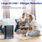 Aucleia Pet Air Purifiers for Home Large Room 2100 Ft², True HEPA Filter