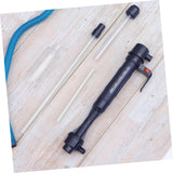 Abaodam Aquarium Gravel Vacuum Siphon Cordless Fish Tank Water Change Tool Height for Tanks Effortless Dirt Removal with Simple Push Button Operation