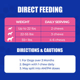 Just Try Coenzyme Q10 Heart Heathy Bites for Dogs - Advanced q10 & Taurine Supplement for Heart Health - Chicken Flavored Chews - Supports Heart Function-10.58oz