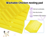CSQOO Chicken Nesting Box, Waterproof Hens Nesting Boxes with Chicken Nesting Pads for Laying Eggs, Wall Mount Nesting Boxes for Chickens, Duck, Rabbit, Poultry (Red)