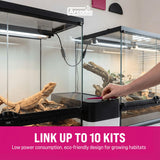Arcadia T5 UVB Reptile Light Fixture Kit 34" Long 39 Watts 14% UVB Dragon – Complete UVB Light for Reptiles, Turtles, Snake, Bearded Dragon Lamp, Long Lasting Easy to Use Professional Lighting