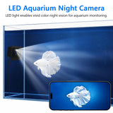 3MP 2K Aquarium & Terrarium Pet Camera with Light for Fish or Reptile Pet