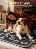 furrybaby Pet Heating Pad for Cats & Dogs, Round-12 in, Tough Warming Mat