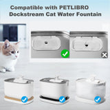 16 Pack Cat Water Fountain Replacement Filter for Petlibro Dockstream Cat Water Fountain(PLWF005/PLWF115/PLWF105, Pet Water Fountain Filter with Replacement Pre-Filter Pump Sponges(16+16)