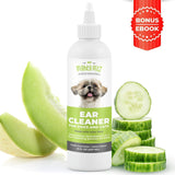 Mighty Petz Dog Ear Cleaner Solution 2-in-1 Oatmeal Dog Shampoo and Conditioner Bundle