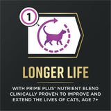 Purina Pro Plan AdvantEDGE Senior Support Plus Adult 7 Plus Chicken and Rice Formula Dry Cat Food - 3 lb. Bag