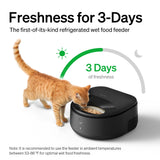 PETLIBRO Automatic Cat Feeder Wet Food Refrigerated New Upgraded APP Control,3 Days Freshness 3 Meals,Semiconductor Cooling&Quick Chills Wet Food Dispenser,Polar WiFi Timed Auto Pet Feeder for Cat Dog