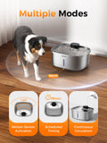 Pokpet Dog Cat Water Fountain Wireless Stainless Steel Water Fountain for Small Large Dogs, Fresh Flow 10L Dispenser, Doggy Spout Water Bowl,Wider Drinking Area, LED Window, Ultra-Quiet - 1 Filter