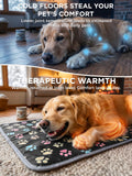 furrybaby Pet Heating Pad for Cats & Dogs, Round-12 in, Tough Warming Mat