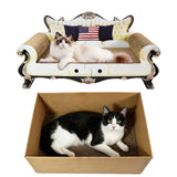 Cat Scratcher Sofa, Durable Cat Scratcher Couch & Box