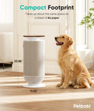 Petbobi Air Purifiers for Home Pets - H13 True HEPA Air Purifier for Large Room, Airborne Pet Hair and Odors, 360° Intake with PM2.5 Monitor, Smart App Control, Quiet Operation, Pet Lock