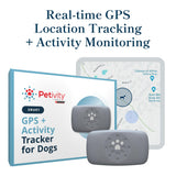 Petivity Smart GPS and Activity Pet Tracker for Dogs Powered by Purina, Waterproof Real Time Tracking GPS Dog Collar, Downloadable App, Subscription Required
