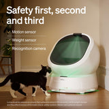 PETLIBRO Luma Automatic Litter Box with AI-Camera Waste Analysis, Auto Odor-Control Self Cleaning Cat Litter Box, Large Open-Top Smart Robot with Multi-Cats Recognition, App Control and Safety Sensors