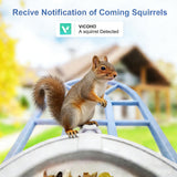 Squirrel Feeder with Camera Solar Powered,Bird Feeder Camera with AI Identify Birds Species,1080P HD Squirrel House with Camera Auto Capture &Videos,Free 64GB SD Card,Ideal Gift for Bird Lovers